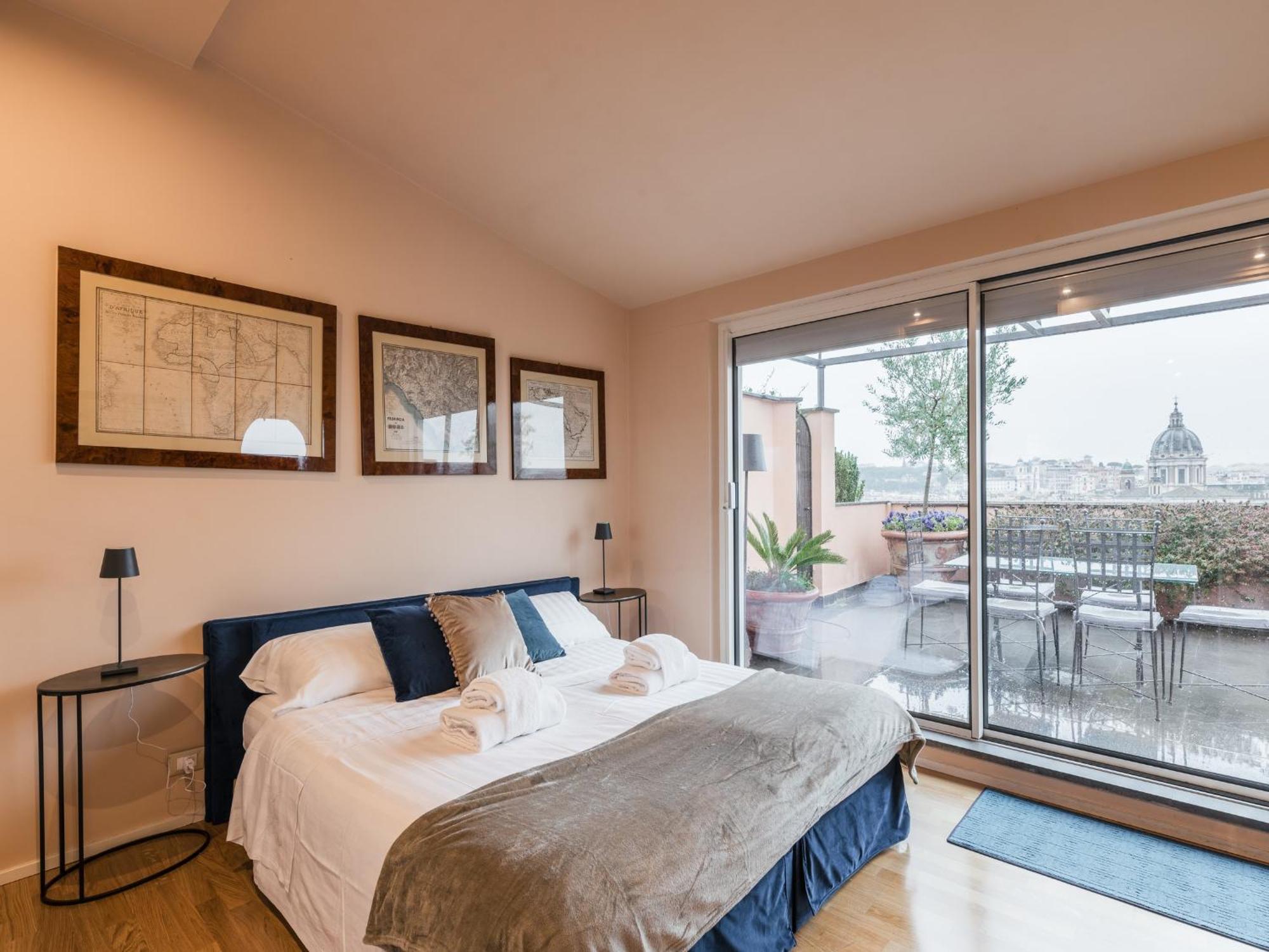 The Best Rent - Spacious Apartment With Terraces With Panoramic View Of Roma Exterior foto